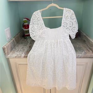 Lilly Pulitzer White Eyelet Dress